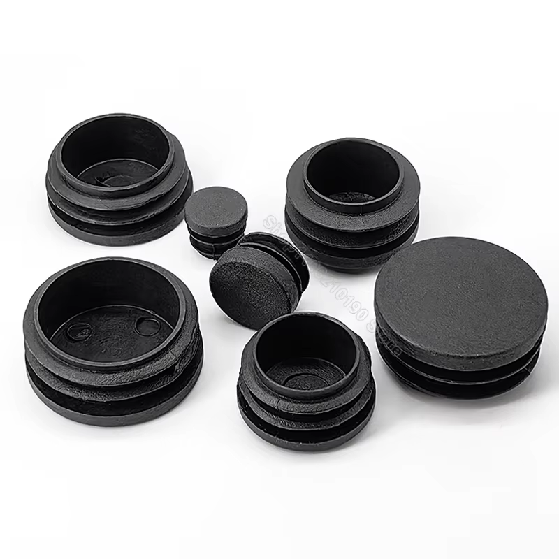 Round Plastic Blanking End Cap 10/12/13/14/15/19/20/22/27/28-140mm Chair Table Feet Cover Tube Pipe Insert Plugs Bungs Stoppers