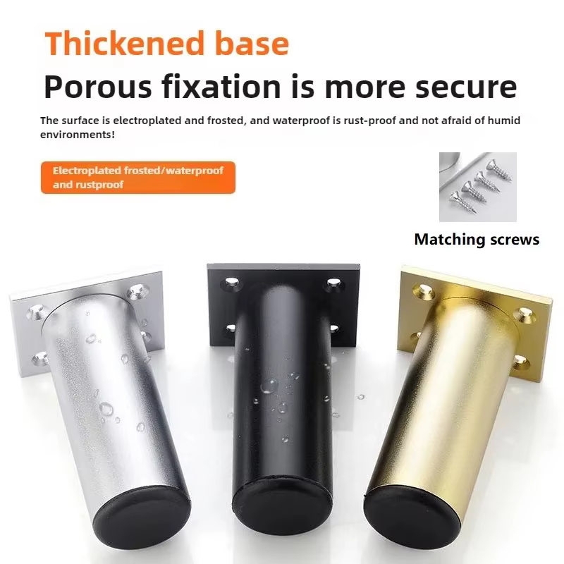 4pcs 6-30cm Aluminum alloy Furniture Legs Metal Adjustable Legs，for Cabinet Table Legs Sofa Feet Furniture Replacement Foot