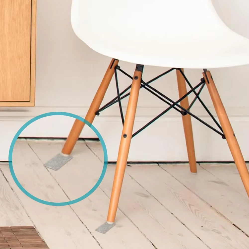 Table Chair Leg Protection Felt Self-adhesive Thickening Felt Foot Pad Cover Shock Absorber Mute Mat Protective Sofa Floor Pad